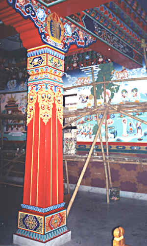 Tibetan Temple, interior